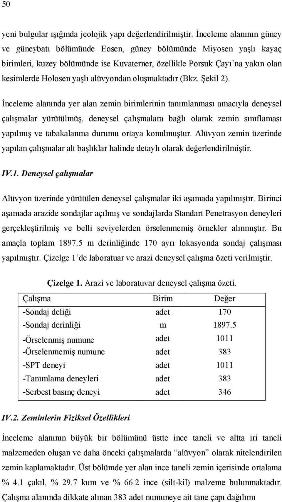 alüvyondan oluşmaktadır (Bkz. Şekil 2).