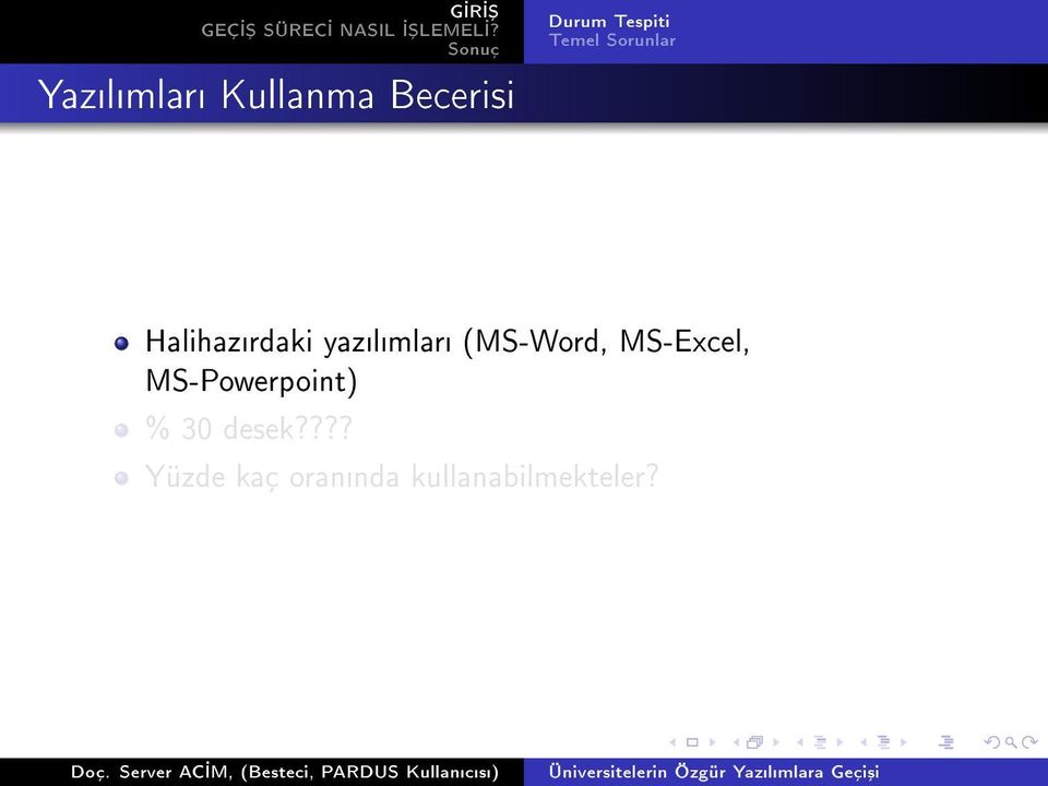 MS-Excel, MS-Powerpoint) % 30