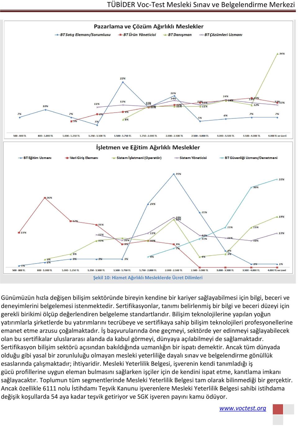 Bilişim teknolojilerine yapılan yoğun yatırımlarla şirketlerde bu yatırımlarını tecrübeye ve sertifikaya sahip bilişim teknolojileri profesyonellerine emanet etme arzusu çoğalmaktadır.