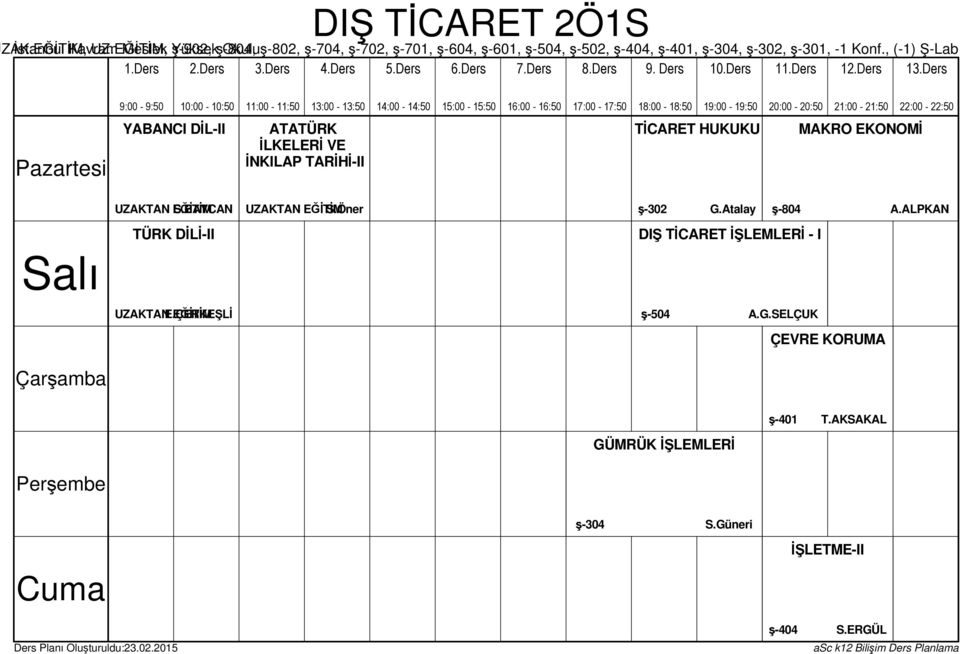 ALPKAN DIŞ TİCARET İŞLEMLERİ - I ş-504 A.G.