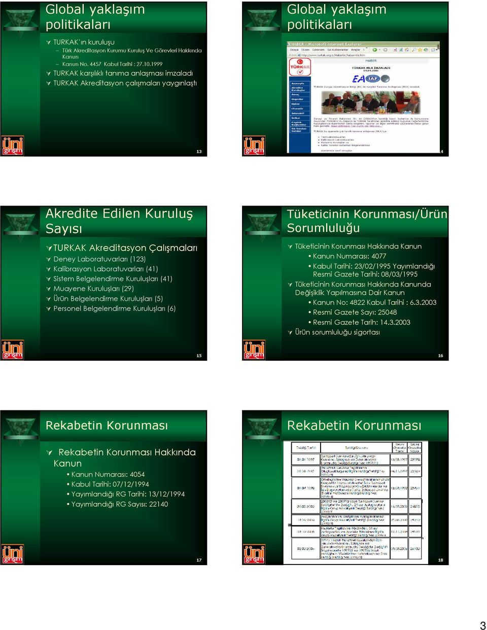 (123) Kalibrasyon Laboratuvarları (41) Sistem Belgelendirme Kuruluşları (41) Muayene Kuruluşları (29) Ürün Belgelendirme Kuruluşları (5) Personel Belgelendirme Kuruluşları (6) Tüketicinin