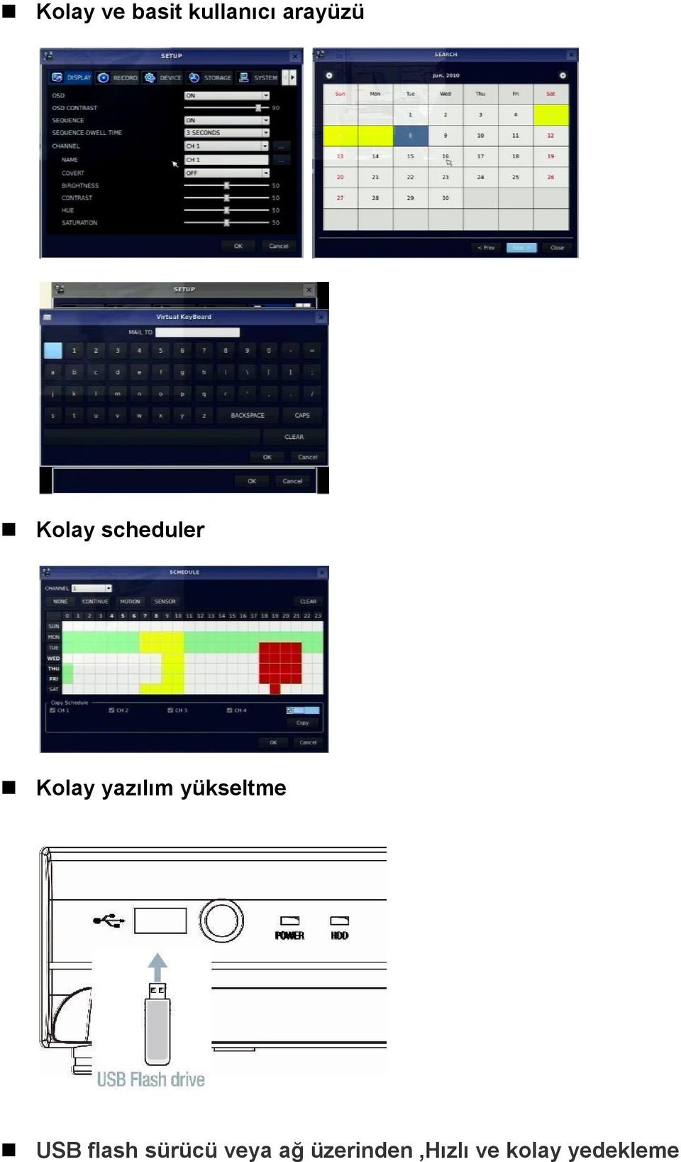 yükseltme USB flash sürücü veya