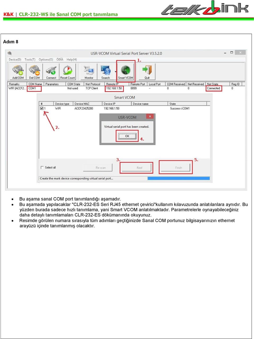 Bu yüzden burada sadece hızlı tanımlama, yani Smart VCOM anlatılmaktadır.