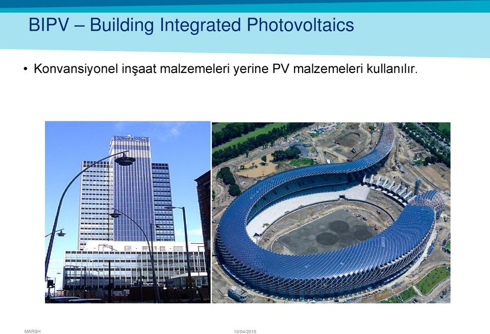 inşaat malzemeleri yerine PV