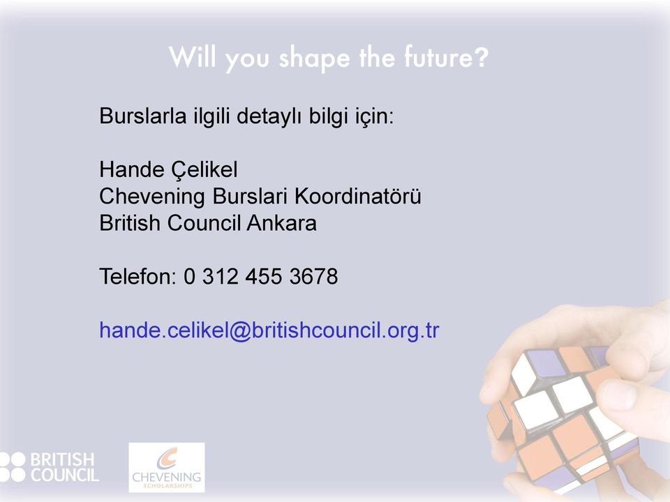 Koordinatörü British Council Ankara