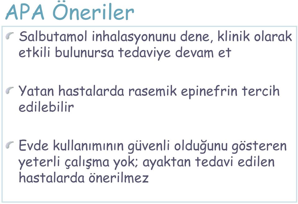 epinefrin tercih edilebilir Evde kullanımının güvenli olduğunu