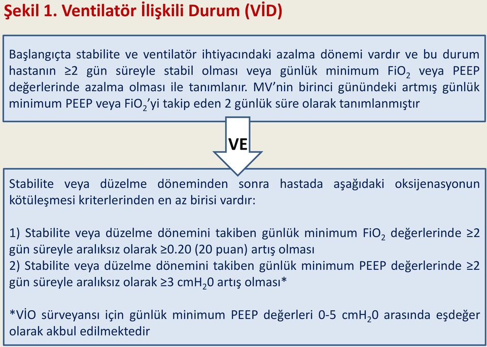 değerlerinde azalma olması ile tanımlanır.