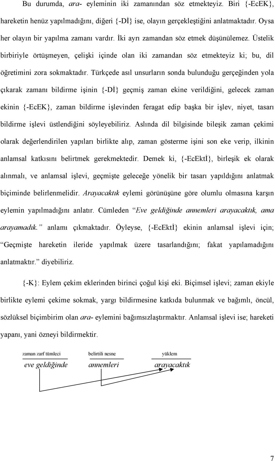 Üstelik birbiriyle örtüşmeyen, çelişki içinde olan iki zamandan söz etmekteyiz ki; bu, dil öğretimini zora sokmaktadır.