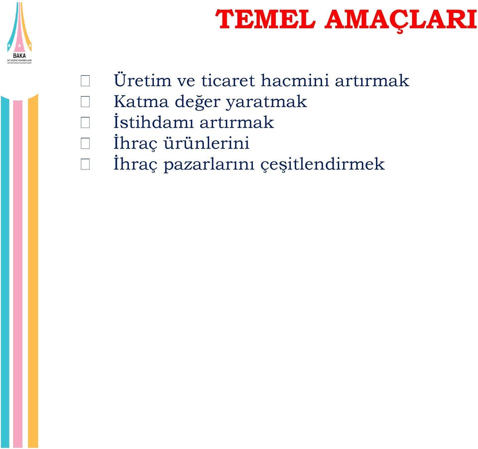 yaratmak İstihdamı artırmak İhraç