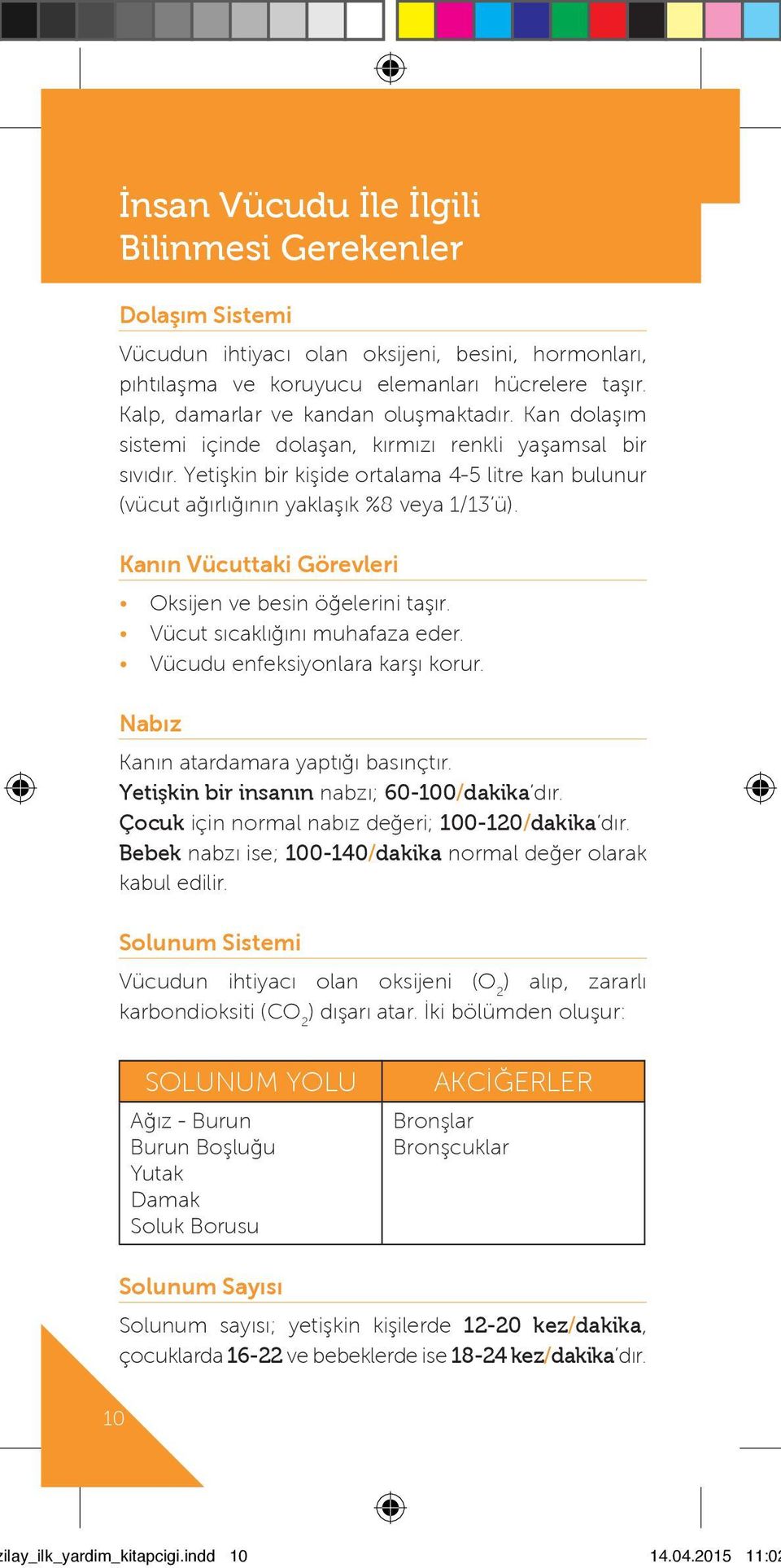 Yetişkin bir kişide ortalama 4-5 litre kan bulunur (vücut ağırlığının yaklaşık %8 veya 1/13 ü). Kanın Vücuttaki Görevleri Oksijen ve besin öğelerini taşır. Vücut sıcaklığını muhafaza eder.