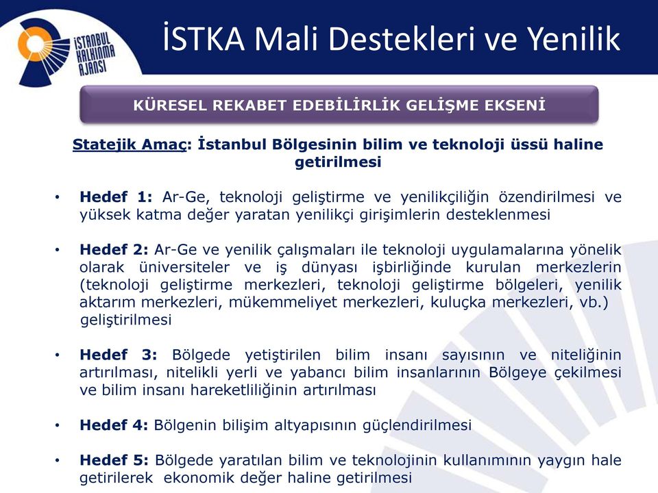 dünyası işbirliğinde kurulan merkezlerin (teknoloji geliştirme merkezleri, teknoloji geliştirme bölgeleri, yenilik aktarım merkezleri, mükemmeliyet merkezleri, kuluçka merkezleri, vb.