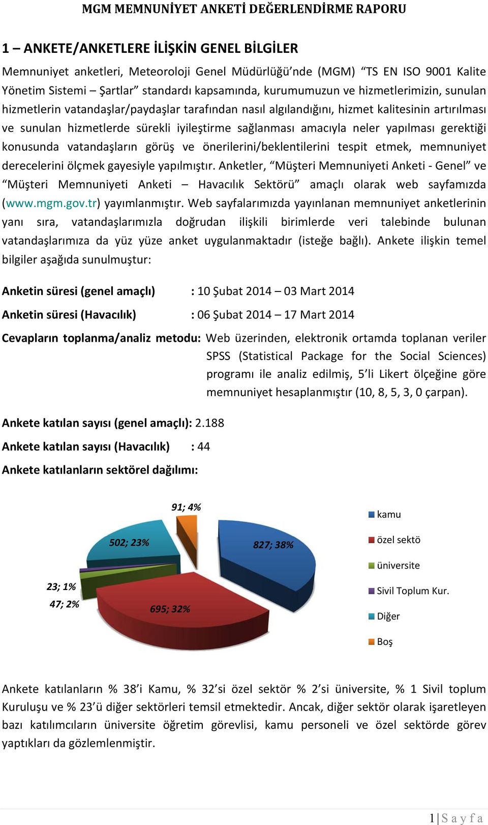 konusunda vatandaşların görüş ve önerilerini/beklentilerini tespit etmek, memnuniyet derecelerini ölçmek gayesiyle yapılmıştır.