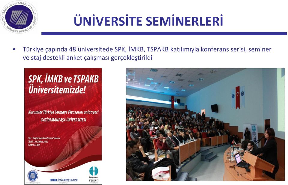 katılımıyla konferans serisi, seminer