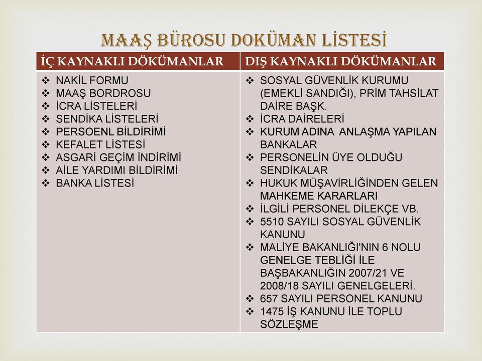 İCRA DAİRELERİ KURUM ADINA ANLAŞMA YAPILAN BANKALAR PERSONELİN ÜYE OLDUĞU SENDİKALAR HUKUK MÜŞAVİRLİĞİNDEN GELEN MAHKEME KARARLARI İLGİLİ PERSONEL DİLEKÇE VB.