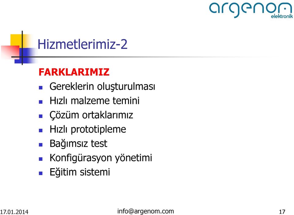 ortaklarımız Hızlı prototipleme Bağımsız