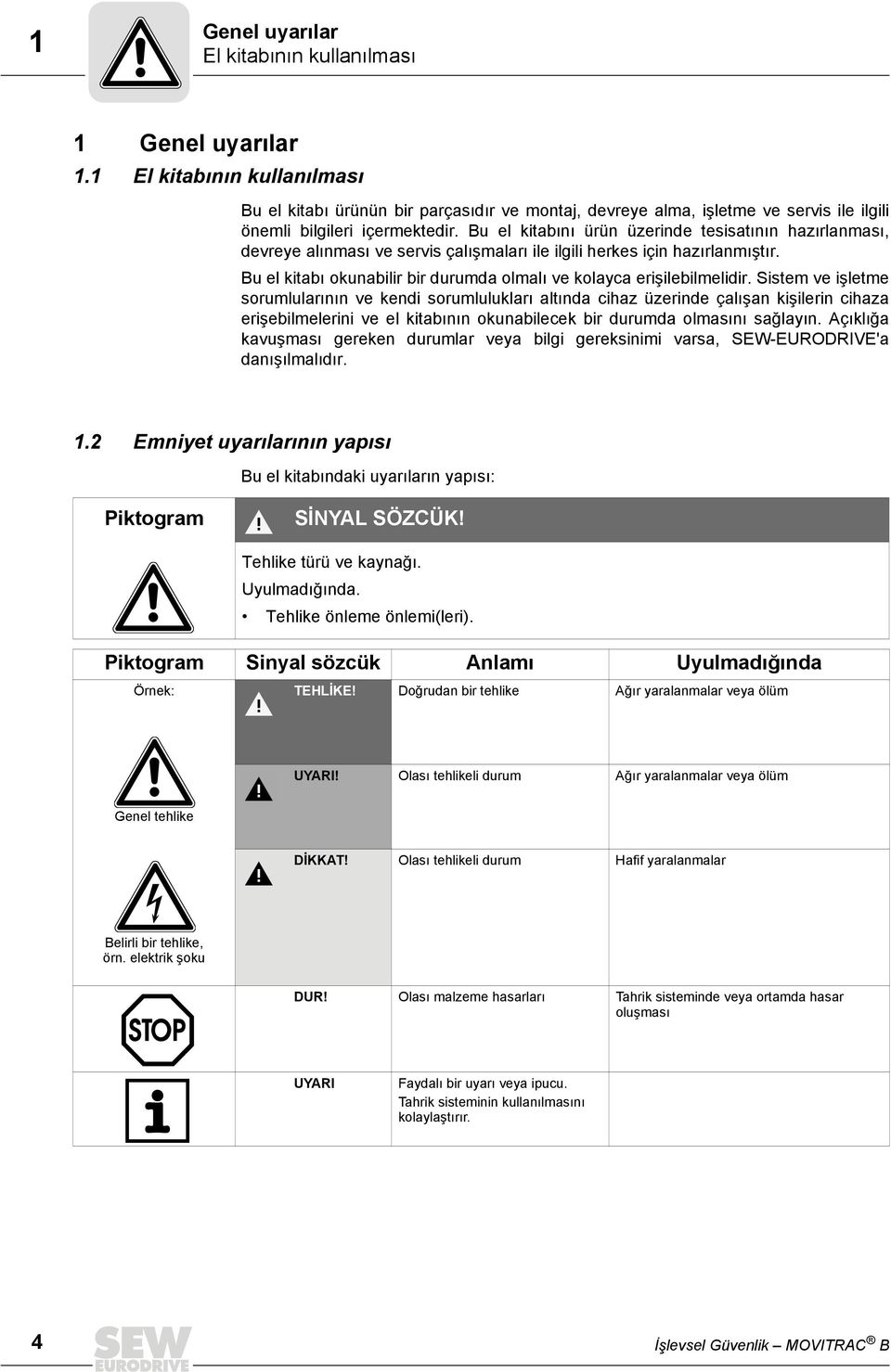 Bu el kitabını ürün üzerinde tesisatının hazırlanması, devreye alınması ve servis çalışmaları ile ilgili herkes için hazırlanmıştır.