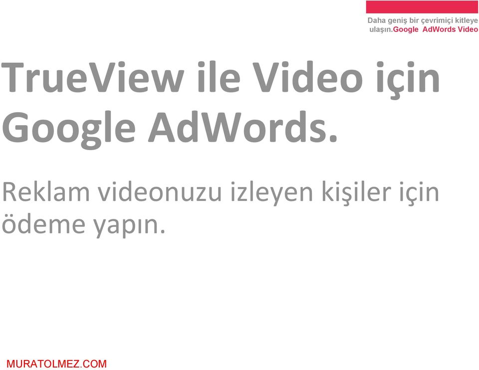 Reklam videonuzu