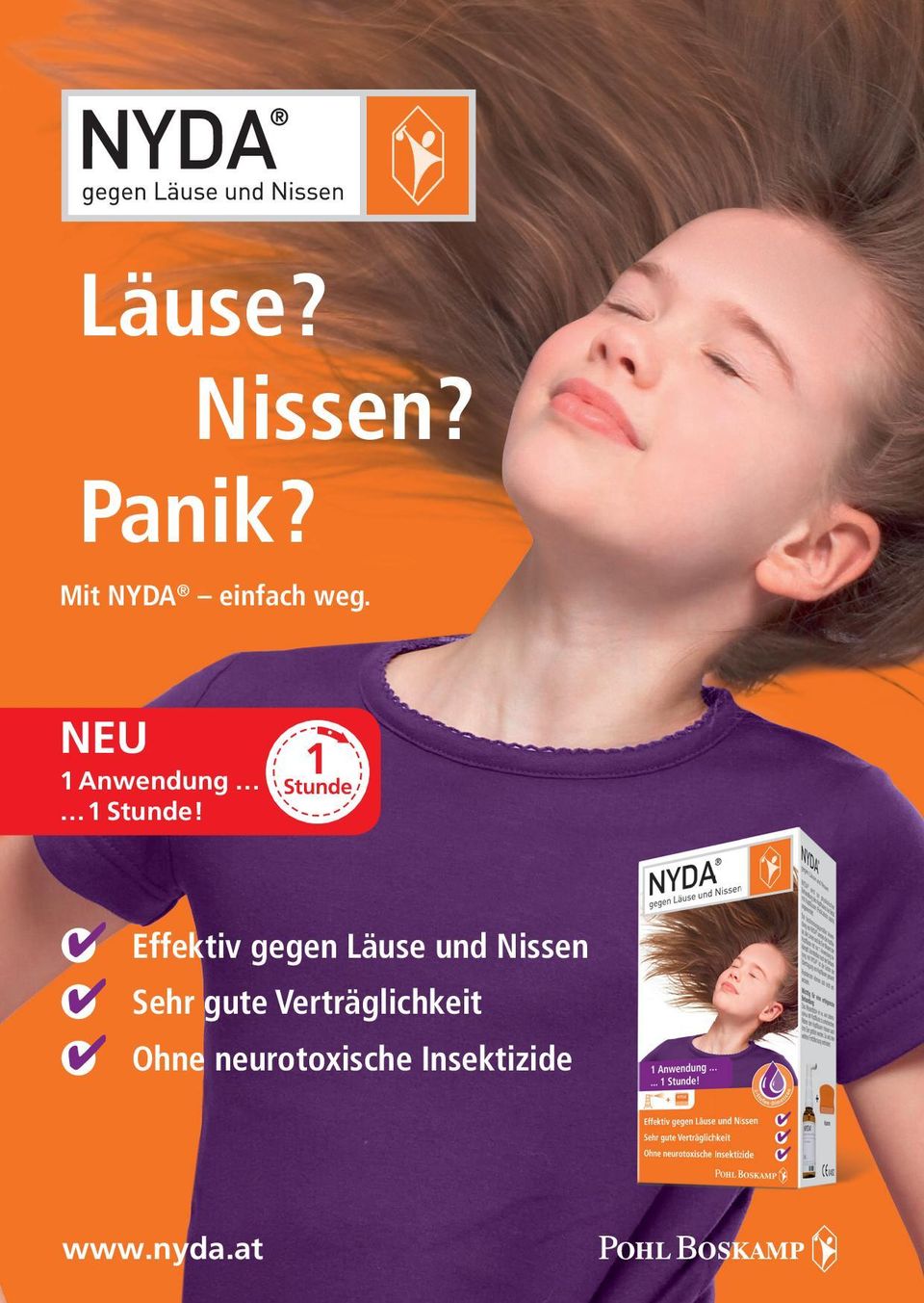 1 Stunde Effektiv gegen Läuse und Nissen