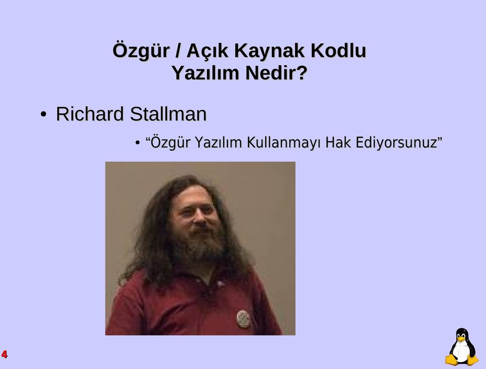 Richard Stallman Özgür