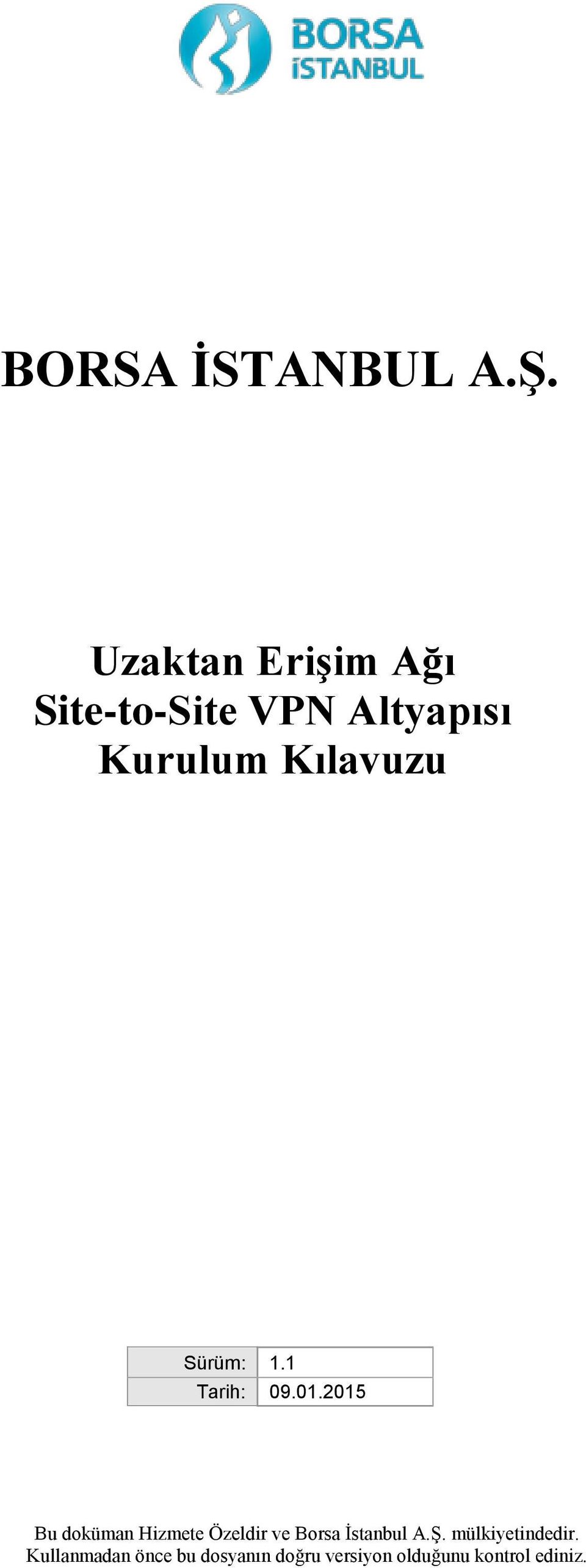 Site-to-Site VPN Altyapısı