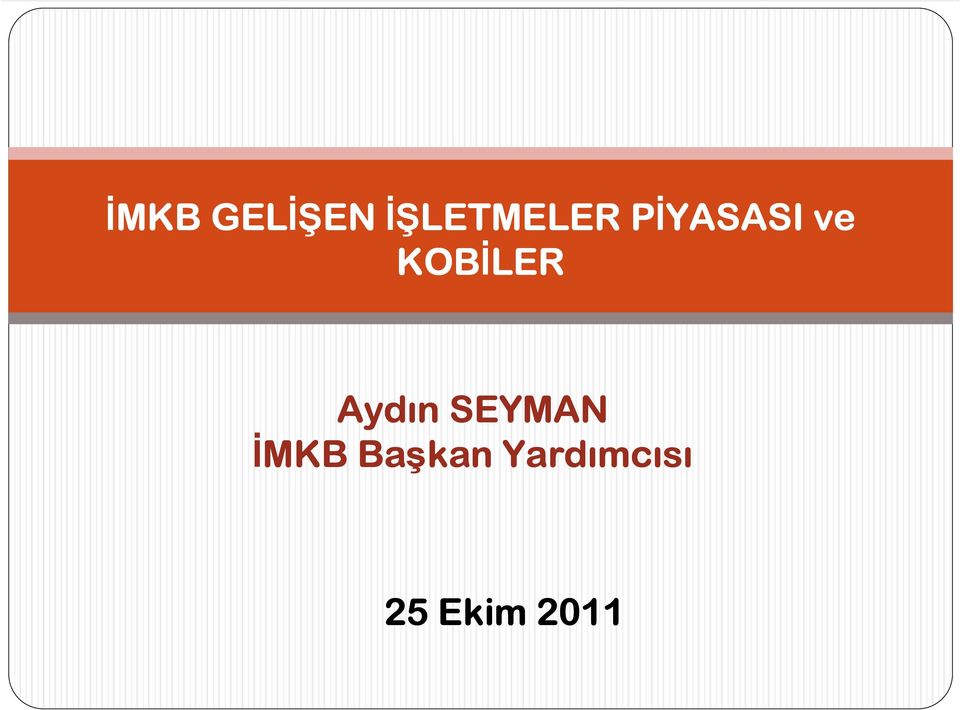 KOBİLER Aydın SEYMAN