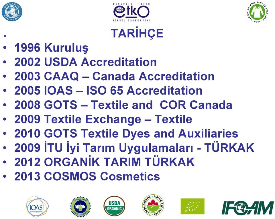 Canada 2009 Textile Exchange Textile 2010 GOTS Textile Dyes and