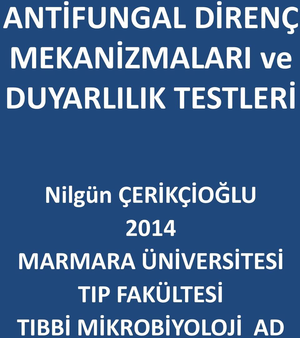 ÇERİKÇİOĞLU 2014 MARMARA