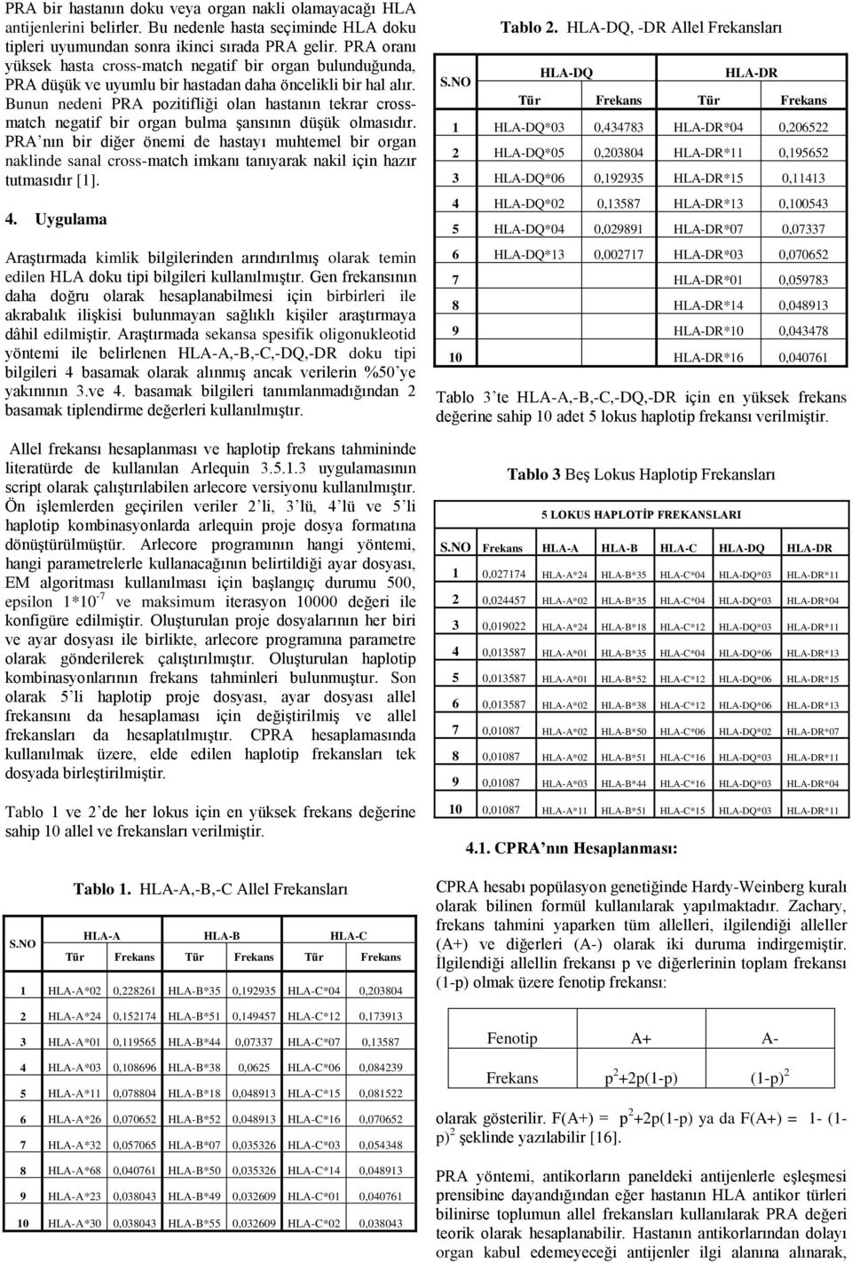 Bunun nedeni PRA pozitifliği olan hastanın tekrar crossmatch negatif bir organ bulma şansının düşük olmasıdır.