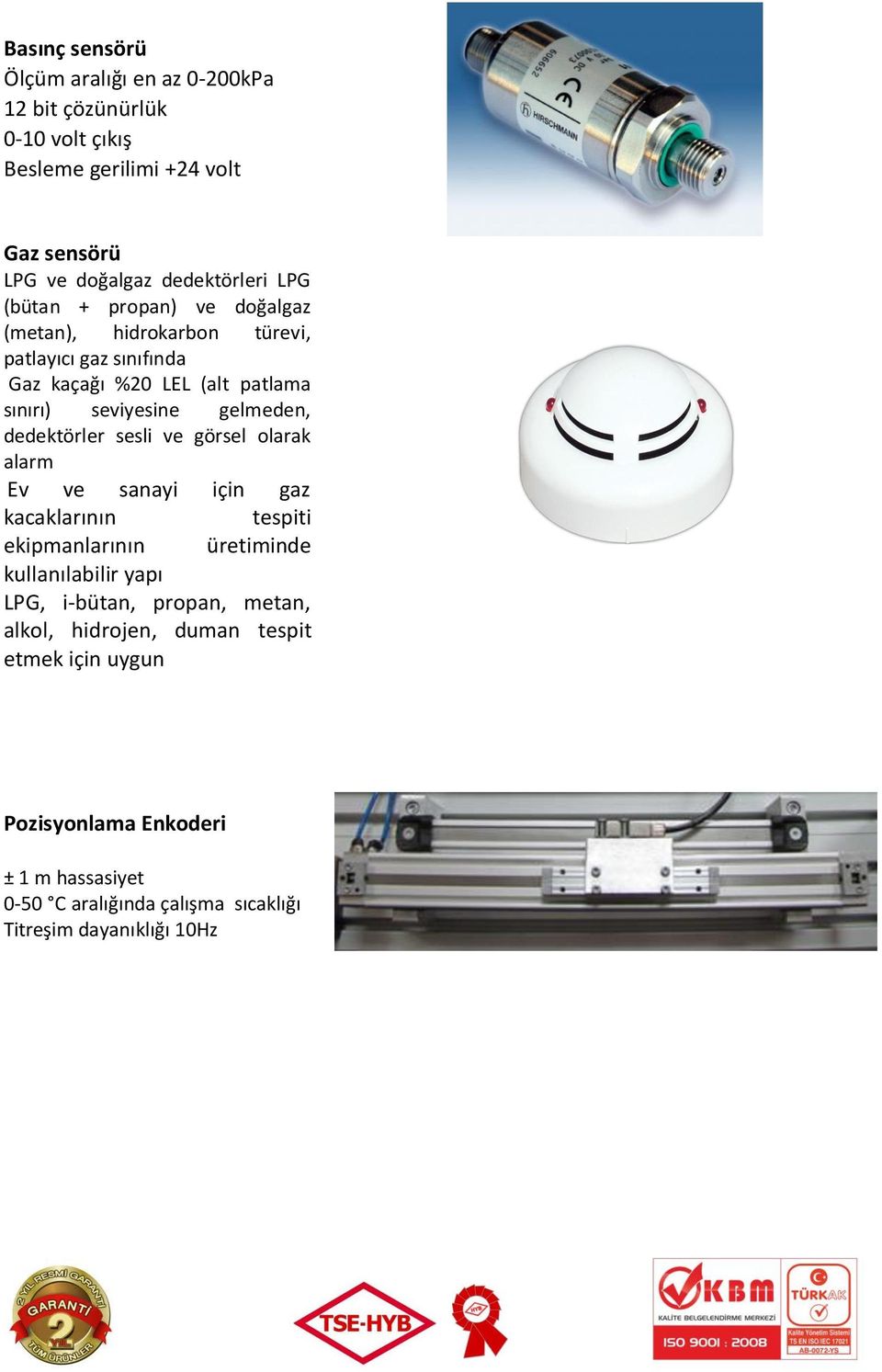 dedektörler sesli ve görsel olarak alarm Ev ve sanayi için gaz kacaklarının tespiti ekipmanlarının üretiminde kullanılabilir yapı LPG, i-bütan,