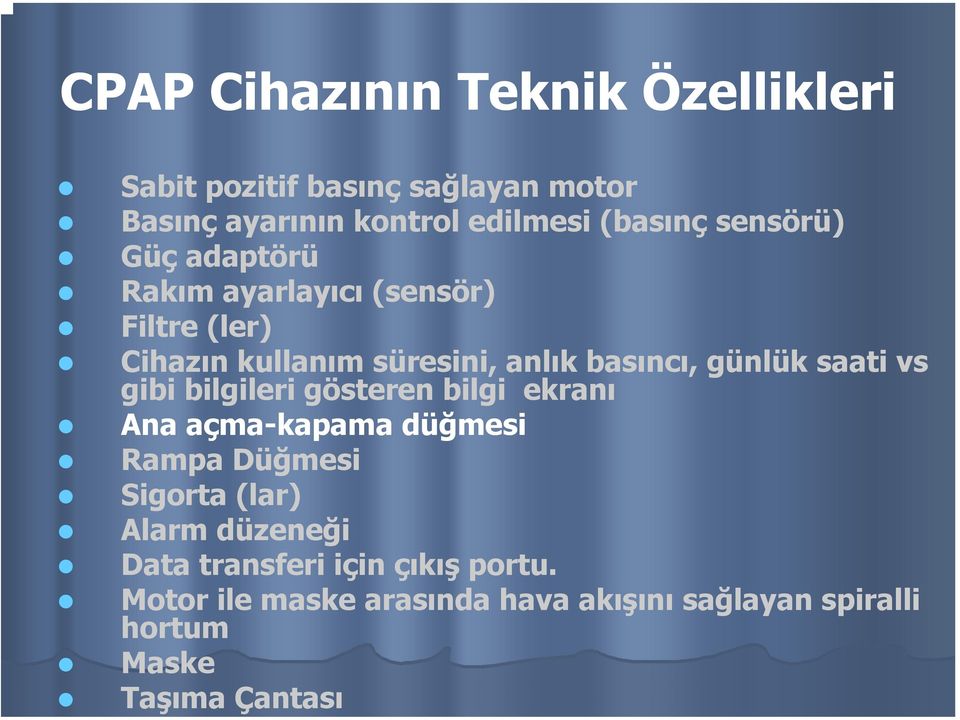 saati vs gibi bilgileri gösteren bilgi ekranı Ana açma-kapama düğmesi Rampa Düğmesi Sigorta (lar) Alarm düzeneği