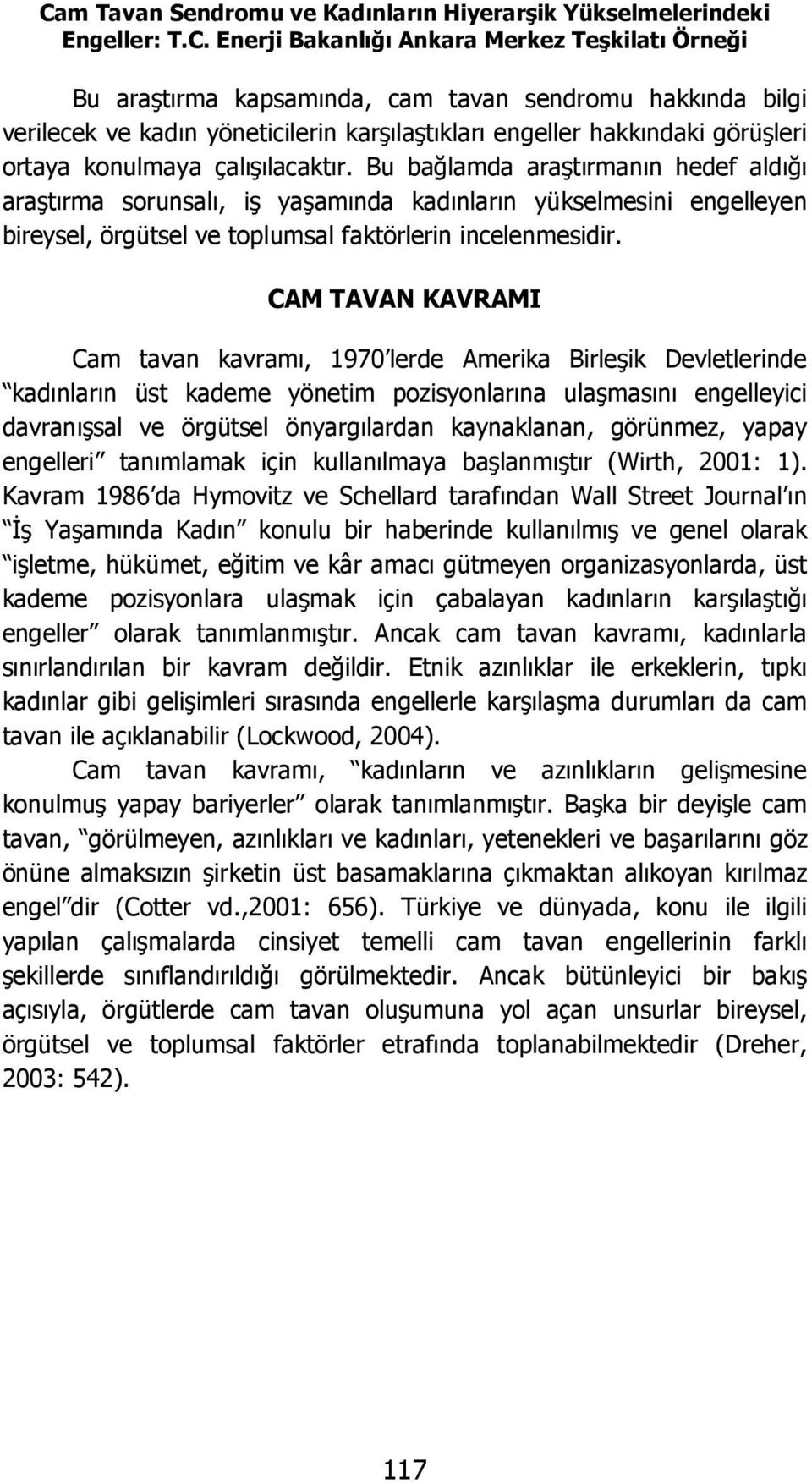 Bu bağlamda araştırmanın hedef aldığı araştırma sorunsalı, iş yaşamında kadınların yükselmesini engelleyen bireysel, örgütsel ve toplumsal faktörlerin incelenmesidir.