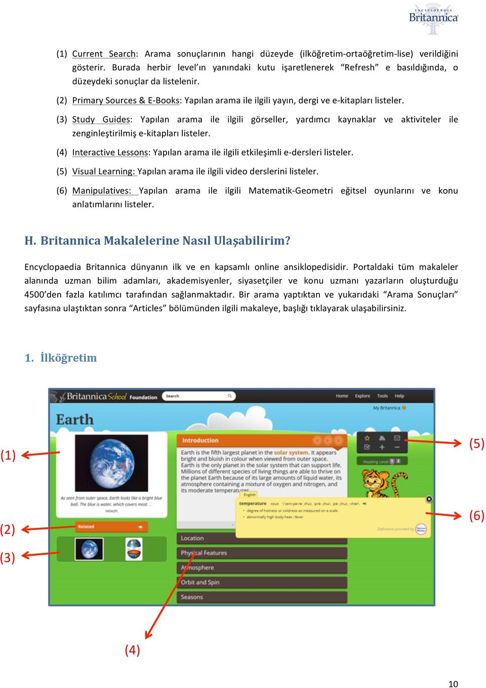 Primary Sources & E- Books: Yapılan arama ile ilgili yayın, dergi ve e- kitapları listeler.