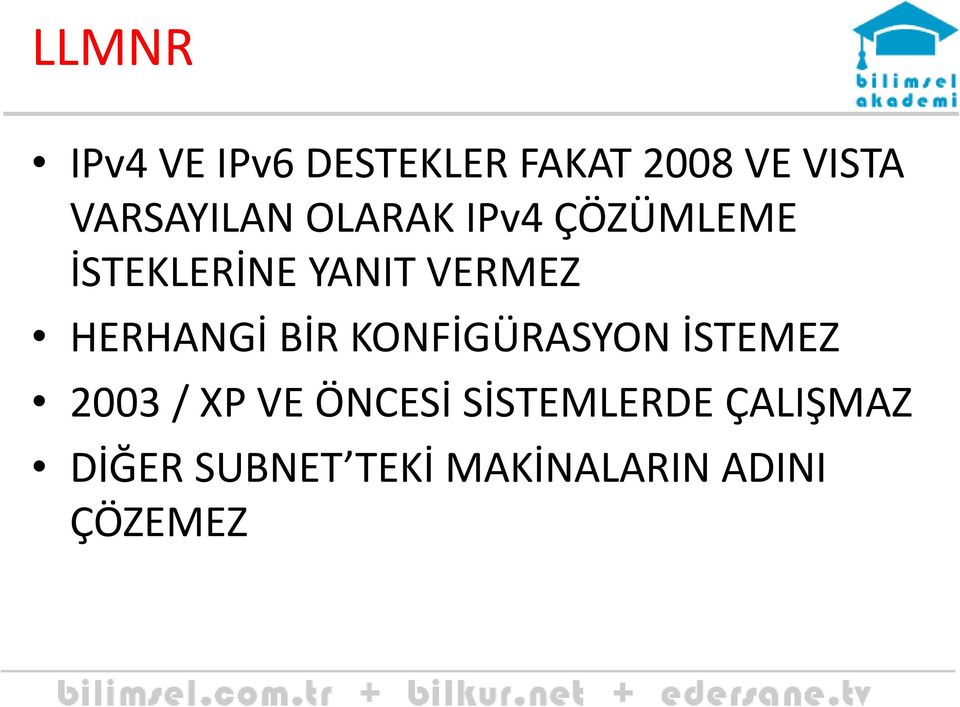 VERMEZ HERHANGİ BİR KONFİGÜRASYON İSTEMEZ 2003 / XP VE