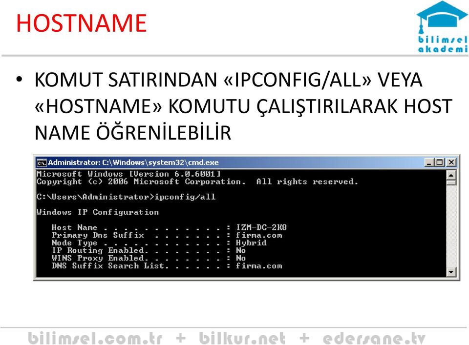 «HOSTNAME» KOMUTU