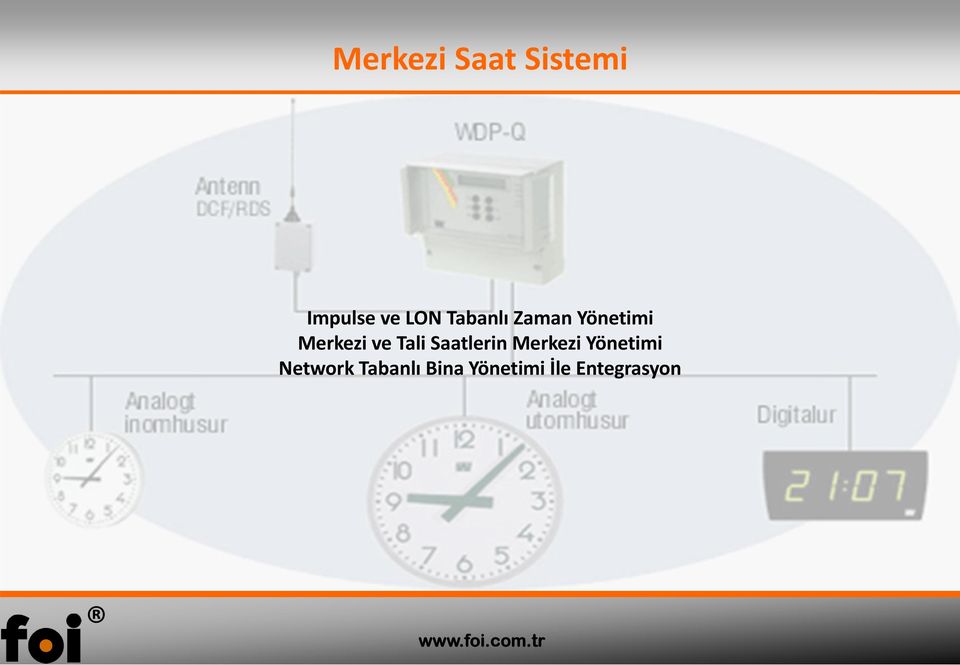 Tali Saatlerin Merkezi Yönetimi