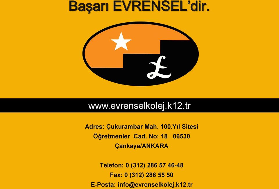 Yıl Sitesi Öğretmenler Cad.