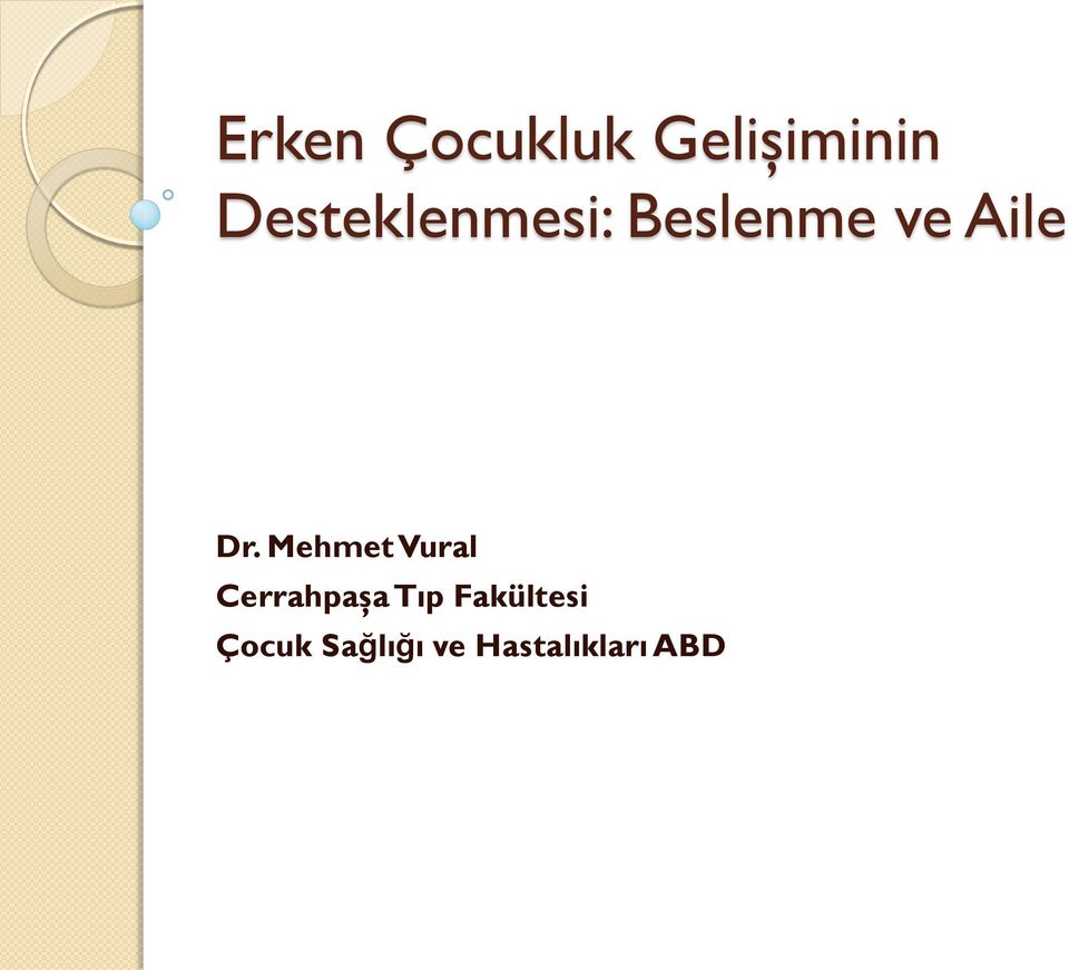 Dr. Mehmet Vural Cerrahpaşa Tıp