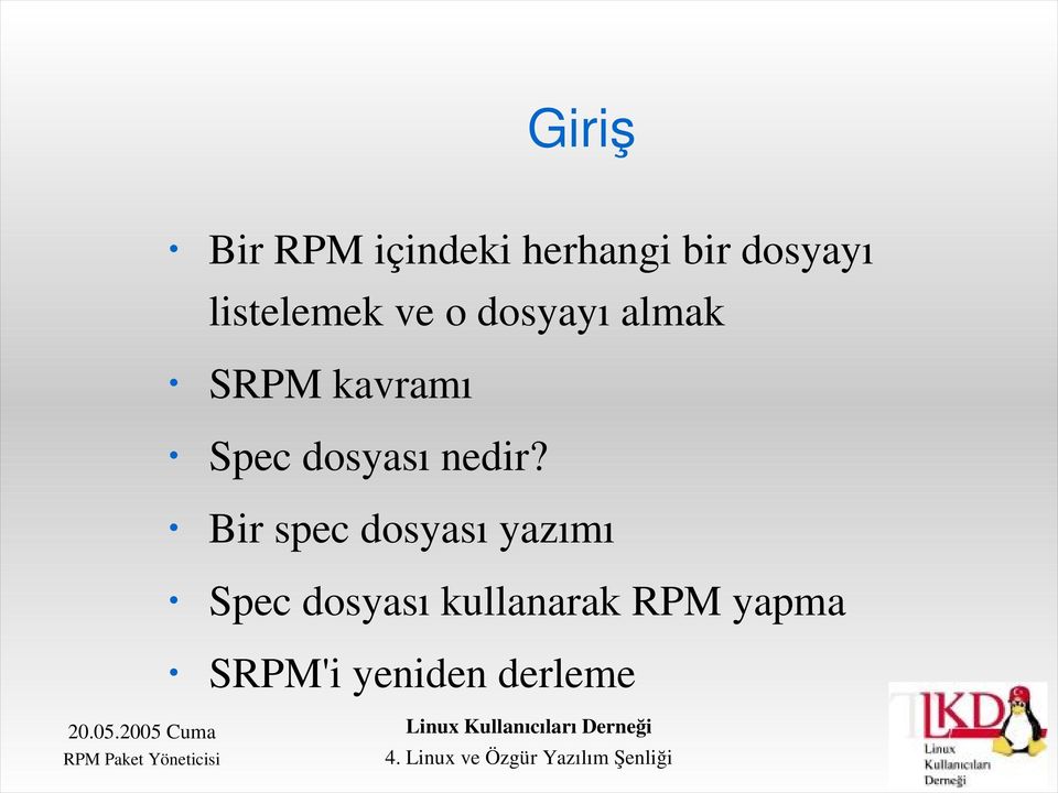 Spec dosyası nedir?