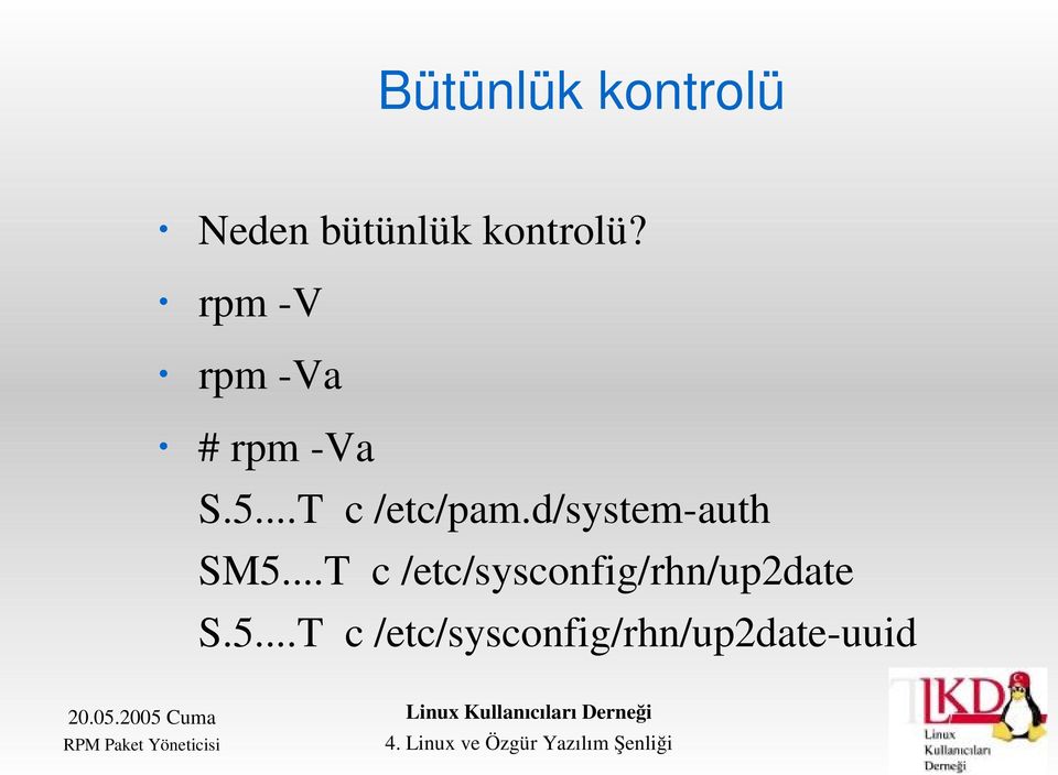 d/system auth SM5.