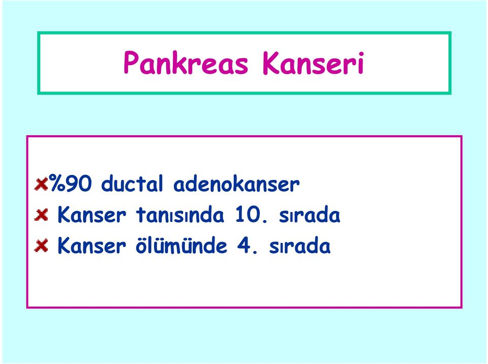 Kanser tanısında 10.