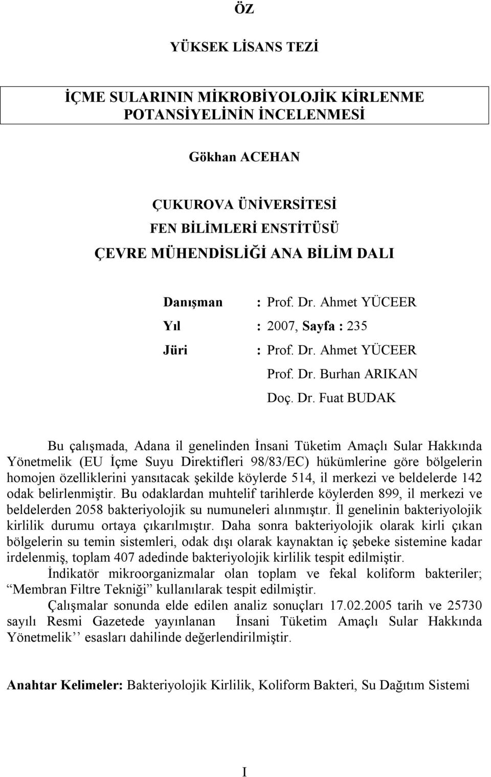Ahmet YÜCEER Prof. Dr.