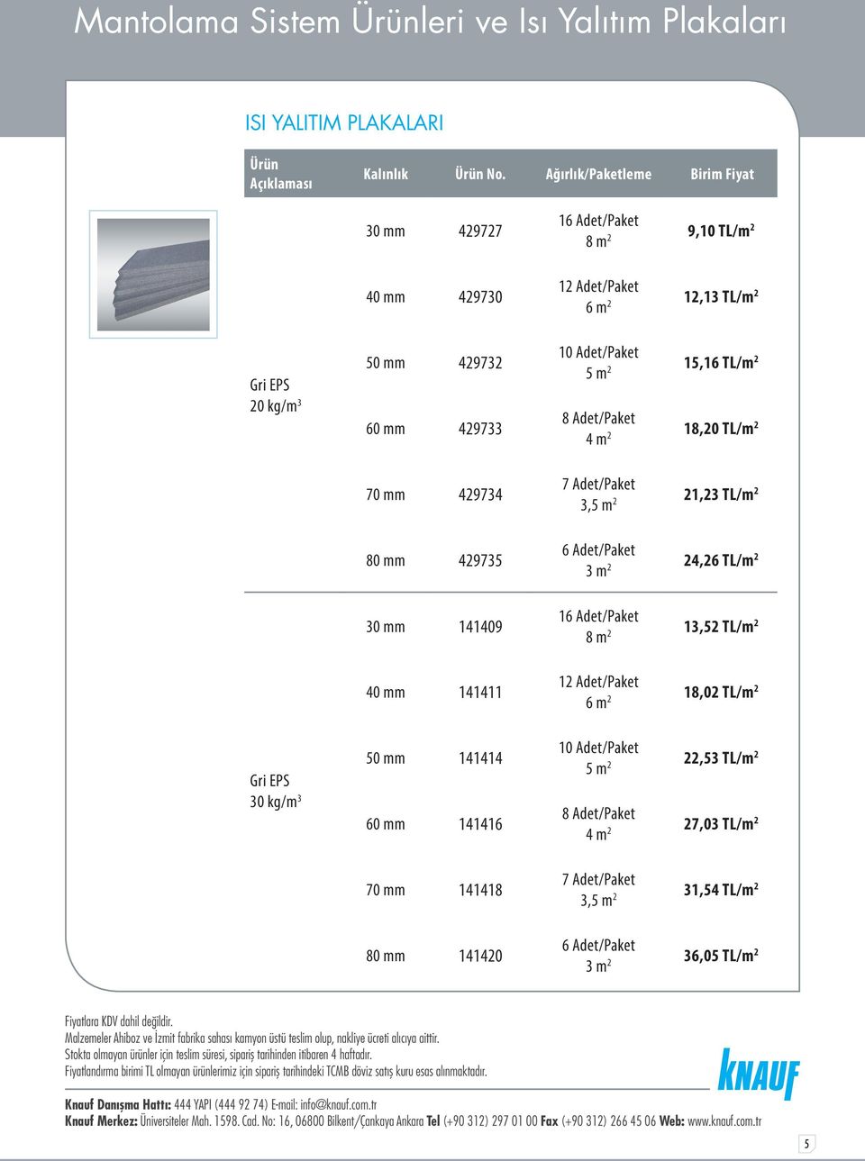 429734 80 mm 429735 30 mm 141409 40 mm 141411 50 mm 141414 60 mm 141416 70 mm 141418 80 mm 141420 1 8 m 2 9,10 TL/m 2 6 m 2