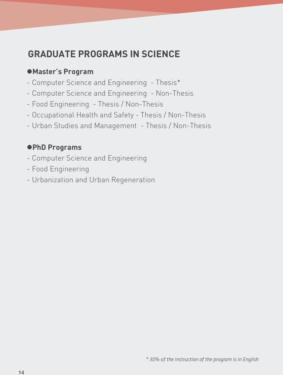/ Non-Thesis - Urban Studies and Management - Thesis / Non-Thesis PhD Programs - Computer Science and