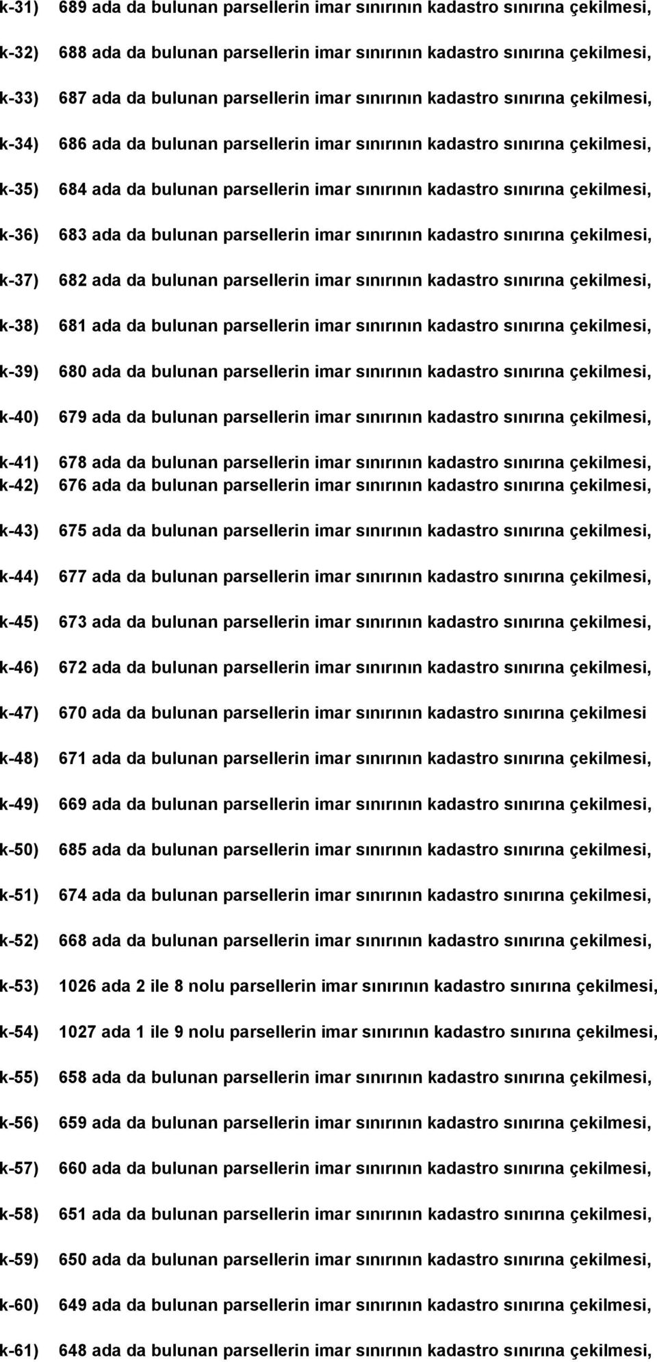 parsellerin imar sınırının 683 ada da bulunan parsellerin imar sınırının 682 ada da bulunan parsellerin imar sınırının 681 ada da bulunan parsellerin imar sınırının 680 ada da bulunan parsellerin