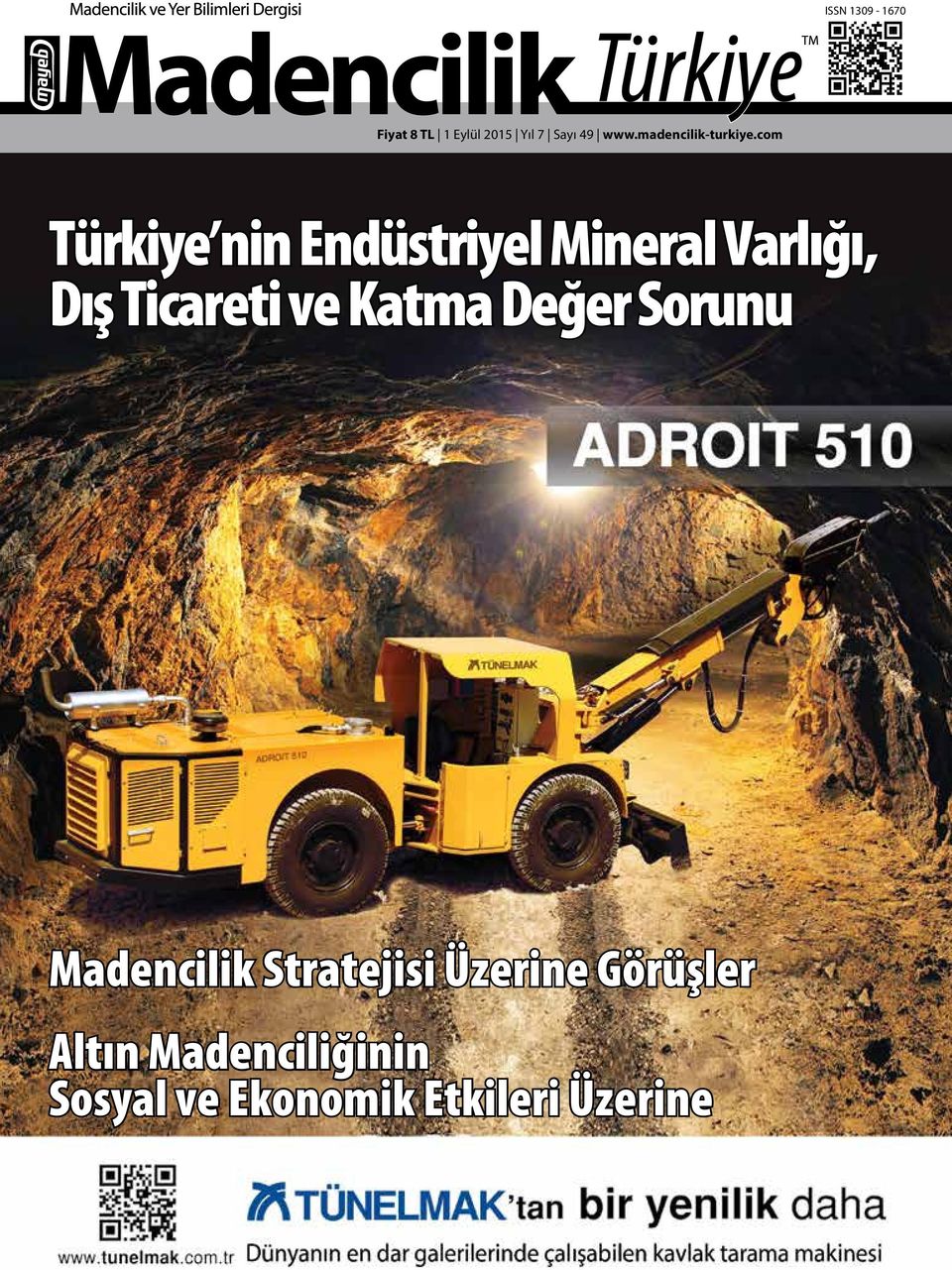 com Türkiye nin Endüstriyel Mineral Varlığı, Dış Ticareti