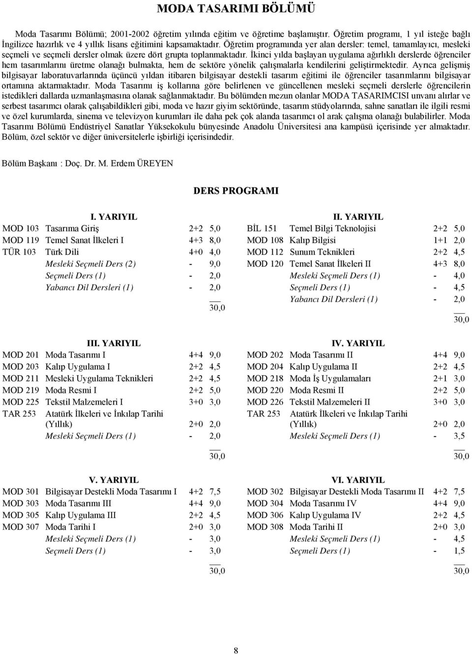 İkinci yılda başlayan uygulama ağırlıklı derslerde öğrenciler hem tasarımlarını üretme olanağı bulmakta, hem de sektöre yönelik çalışmalarla kendilerini geliştirmektedir.