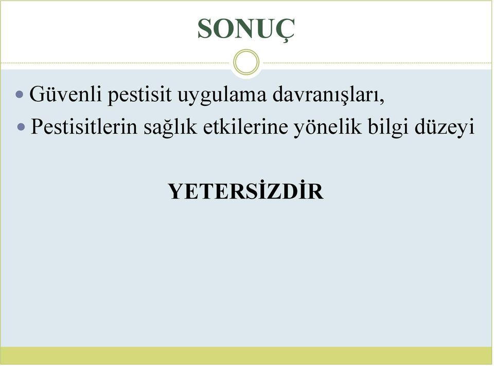 Pestisitlerin sağlık