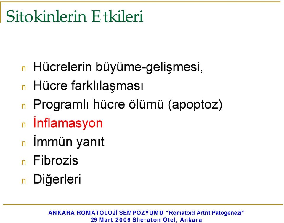 farklılaşması Programlı hücre ölümü