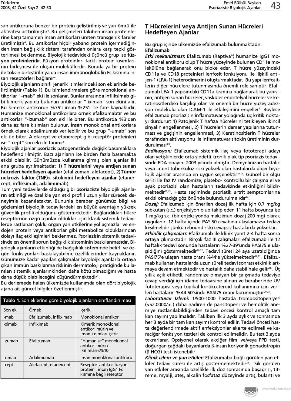 Bu antikorlar hiçbir yabanc protein içermedi inden insan ba fl kl k sistemi taraf ndan onlara karfl tepki gösterilmesi beklenmez. Biyolojik tedavideki üçüncü grup ise f ü z- yon proteinleridir.