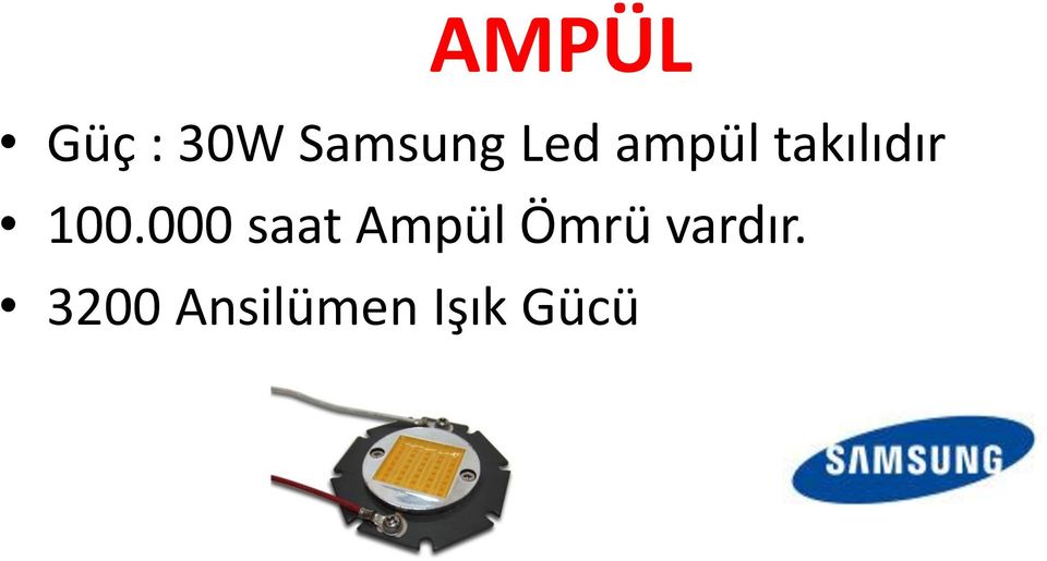 000 saat Ampül Ömrü